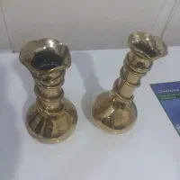 دوتاگلدان طلایی ست