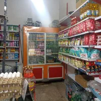 یخچال ایستاده و لوازم مغازه قفسه