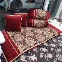 لحافدوزی و پشتی شاه‌نشین تشک بالشت
