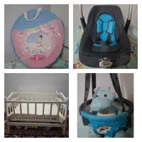 فروش وسایل کودک( کریر  تخت  تاب  چادر )