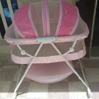 تخت گهواره تاشو چرخ دار