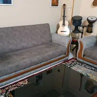 مبل و میز غذاخوری و کنسول بسیار سالم