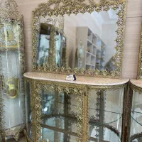 آیینه ویترین برنز 100 بغل خم قیمت قدیم(برنز برتر)