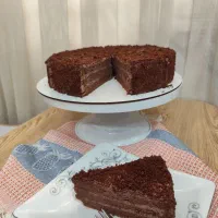 کیک تر پودری شکلاتی، کیک لوتوس