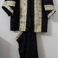 مانتوچادرمشکی عباعروسک کیف کتاب ساعت گوشواره کت