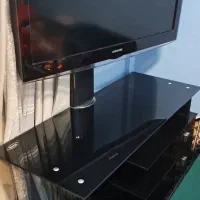 تلوزیون Lcd سامسونگ ۴۰ اینچ با میز شیشه ای