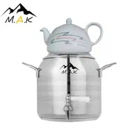 کتری و قوری استیل(کف چدن) تک و عمده