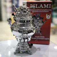 سماور گازی بدون کوره سه منظوره اسلامی8لیتر باضمانت