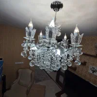 لوستر آریانا اصل اصفهان کریستال اتریشی سه عدد