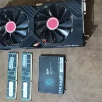 رم ۱۶گیگ ،هارد ۱ترابایت ،گرافیک8گیگ rx580