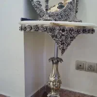 آیینه کنسول شمعدان برنزی