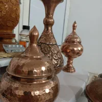 ظروف مسی قلم زنی و قدیمی تعداد زیاد