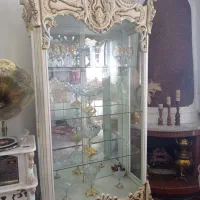 بوفه چوب راش کنده کاری