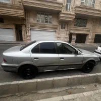 ماشین سمند ال ایکس نقره ای مدل ۸۴ دوگانه دستی