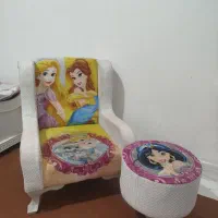 مبل و کوسن پرنسسی کودکانه