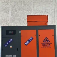 کمپرسور باد ۱۱۰کیلوات هواسازان دلتا  خط کامل اسکرو