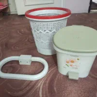 سطل  زباله پدالی و سبد