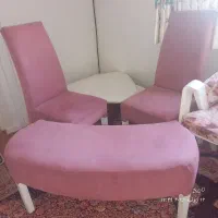 مبل ۷ نفره راحتی و آینه دیواری فروشی فوری