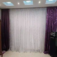 پرده سالن و اتاق خواب تمیز و شیک