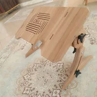 میز لب تاپ چوبی