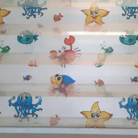 پرده زبرا اتاق کودک