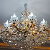 2عدد لوستر کریستال