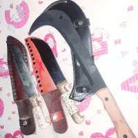 چاقو ترکمنی.با دهره