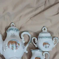 قوری و قندان ،یاشیر خوری قدیمی ژاپنی اصل