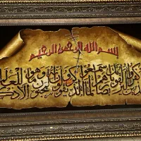 تابلو فرش دستبافت چله و نقش ابریشم تبریز ۵۰ رج