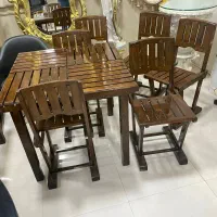 میز و صندلی چهار نفره ۲ دست