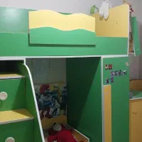 تخت دوطبقه سرویس کامل