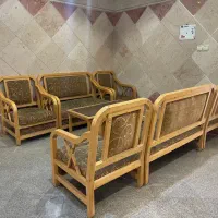 مبلمان راحتی ۸نفره چوبی