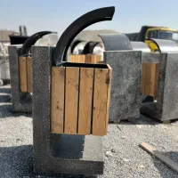 سطل زباله بتنی شهری