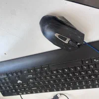 ست موس و کیبورد rgb با موس پد