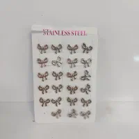 گوشواره آویزی ماه و پاپیون/   قیمت فقط ۲۲۰