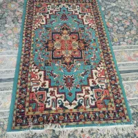 قالیچه ماشینی فیروزه ای سالم