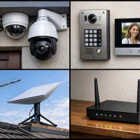 نصب دوربین مدار بسته /آیفون تصویری/ آنتن گیرنده ها