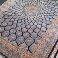 فرش تمام ابریشم ماشینی