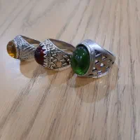 انگشتر مردانه روکش نقره۹۲۵
