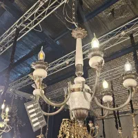 لوستر سنگی و برنزی جدید|لوستر و چراغ آویز|رباط‌کریم, شهرک صنعتی صباشهر|دیوار