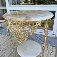 میز کنار سالنی برنز ،برنزی ،برنجی