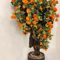 گل مصنوعی رز مینیاتوری گل برگ غنچه گل