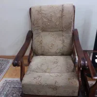 مبل راحتی تمام چوب