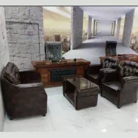 مبل نیمست ارزو پشت لمسه اداری میز صندلی