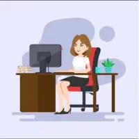منشی بصورت دورکار با شرایط ویژه
