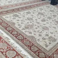 فرش 2.5 در3.5 جفت 700شانه تمام نخ و اکریلیک