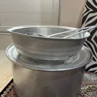 دیگ و آبکش و ملاقه و کفگیر