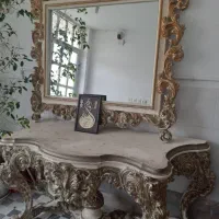 ایینه و کنسول بزرگ و لاکچری