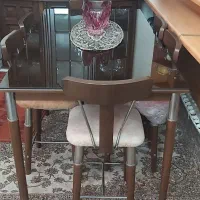 ناهار خوری ۶ نفره ترک با شیشه