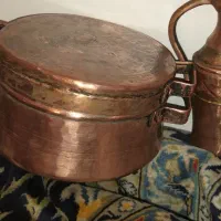 سه عددظروف مس قدیمی